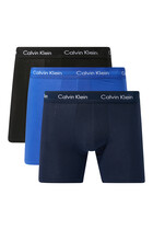 Cotton Stretch Boxer Briefs Underwear, Set of 3